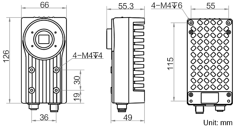 ?？礗D6000系列 MV-ID6200EM-00C-NNG 2000 萬(wàn)像素外形尺寸.png